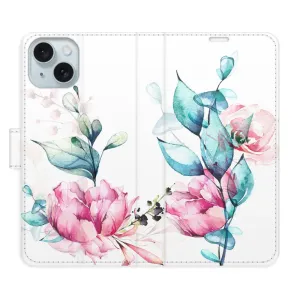 Flipové pouzdro iSaprio - Beautiful Flower - iPhone 15