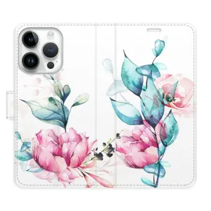 Flipové pouzdro iSaprio - Beautiful Flower - iPhone 15 Pro