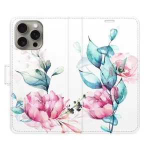 Flipové pouzdro iSaprio - Beautiful Flower - iPhone 15 Pro Max