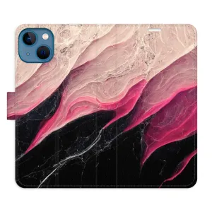 Flipové pouzdro iSaprio - BlackPink Marble - iPhone 13