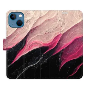 Flipové pouzdro iSaprio - BlackPink Marble - iPhone 13 mini