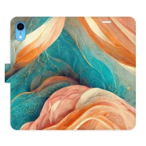 Flipové pouzdro iSaprio - Blue and Orange - iPhone XR