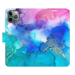 Flipové pouzdro iSaprio - BluePink Paint - iPhone 11 Pro