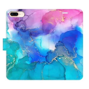 Flipové pouzdro iSaprio - BluePink Paint - iPhone 7 Plus