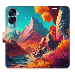 Flipové pouzdro iSaprio - Colorful Mountains - Honor 90 Lite 5G