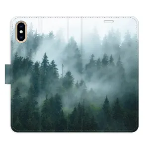 Flipové pouzdro iSaprio - Dark Forest - iPhone X/XS