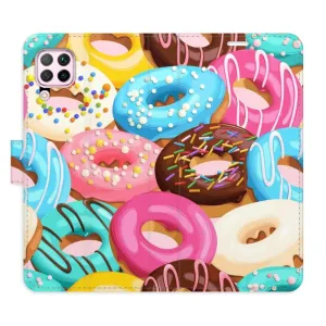Flipové pouzdro iSaprio - Donuts Pattern 02 - Huawei P40 Lite