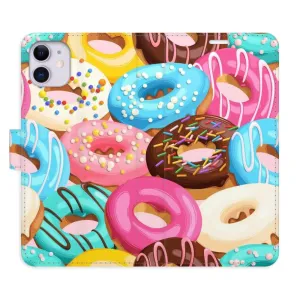 Flipové pouzdro iSaprio - Donuts Pattern 02 - iPhone 11