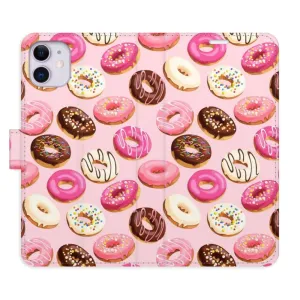 Flipové pouzdro iSaprio - Donuts Pattern 03 - iPhone 11