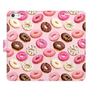 Flipové pouzdro iSaprio - Donuts Pattern 03 - iPhone 5/5S/SE