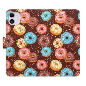 Flipové pouzdro iSaprio - Donuts Pattern - iPhone 11