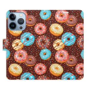 Flipové pouzdro iSaprio - Donuts Pattern - iPhone 13 Pro