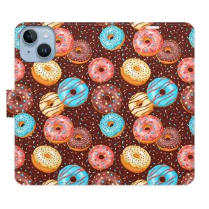 Flipové pouzdro iSaprio - Donuts Pattern - iPhone 14