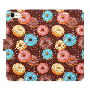 Flipové pouzdro iSaprio - Donuts Pattern - iPhone 7/8/SE 2020