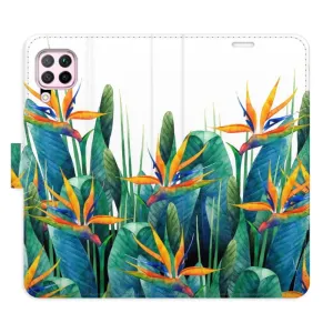 Flipové pouzdro iSaprio - Exotic Flowers 02 - Huawei P40 Lite
