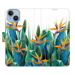 Flipové pouzdro iSaprio - Exotic Flowers 02 - iPhone 14