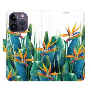 Flipové pouzdro iSaprio - Exotic Flowers 02 - iPhone 14 Pro