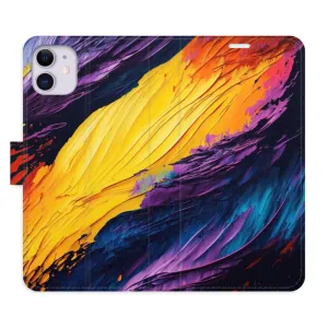 Flipové pouzdro iSaprio - Fire Paint - iPhone 11