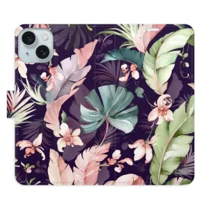 Flipové pouzdro iSaprio - Flower Pattern 08 - iPhone 15 Plus