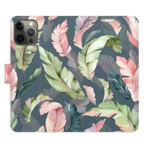 Flipové pouzdro iSaprio - Flower Pattern 09 - iPhone 12/12 Pro