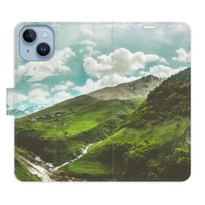 Flipové pouzdro iSaprio - Mountain Valley - iPhone 14