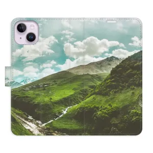 Flipové pouzdro iSaprio - Mountain Valley - iPhone 14 Plus