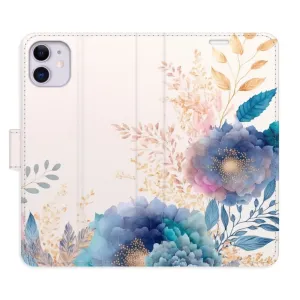 Flipové pouzdro iSaprio - Ornamental Flowers 03 - iPhone 11