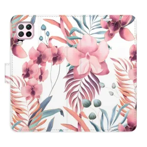 Flipové pouzdro iSaprio - Pink Flowers 02 - Huawei P40 Lite