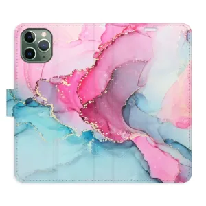 Flipové pouzdro iSaprio - PinkBlue Marble - iPhone 11 Pro