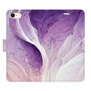 Flipové pouzdro iSaprio - Purple Paint - iPhone 7/8/SE 2020