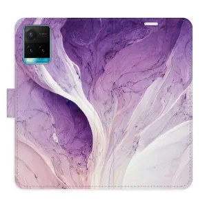 Flipové pouzdro iSaprio - Purple Paint - Vivo Y21 / Y21s / Y33s