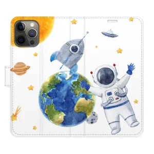 Flipové pouzdro iSaprio - Space 06 - iPhone 12/12 Pro