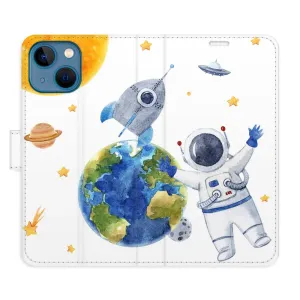 Flipové pouzdro iSaprio - Space 06 - iPhone 13 mini