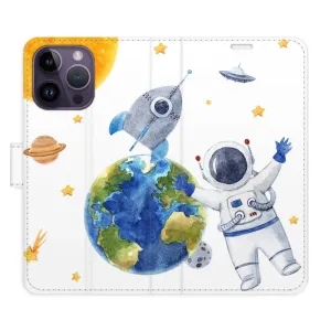 Flipové pouzdro iSaprio - Space 06 - iPhone 14 Pro Max