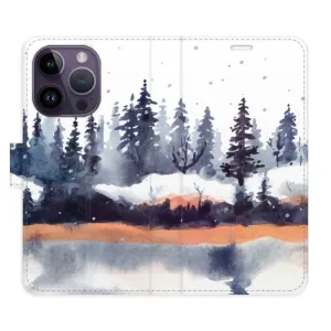Flipové pouzdro iSaprio - Winter 02 - iPhone 14 Pro