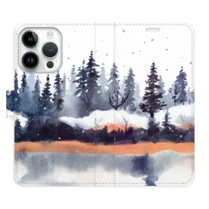 Flipové pouzdro iSaprio - Winter 02 - iPhone 15 Pro