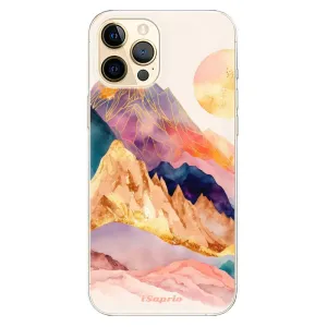 Odolné silikonové pouzdro iSaprio - Abstract Mountains - iPhone 12 Pro