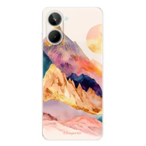 Odolné silikonové pouzdro iSaprio - Abstract Mountains - Realme 10