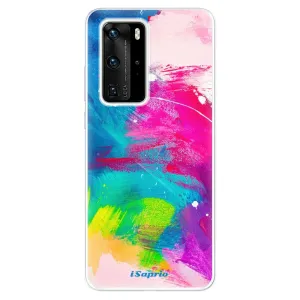 Odolné silikonové pouzdro iSaprio - Abstract Paint 03 - Huawei P40 Pro