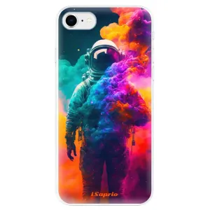 Odolné silikonové pouzdro iSaprio - Astronaut in Colors - iPhone SE 2020