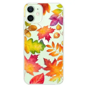 Odolné silikonové pouzdro iSaprio - Autumn Leaves 01 - iPhone 12 mini
