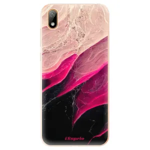 Odolné silikonové pouzdro iSaprio - Black and Pink - Huawei Y5 2019