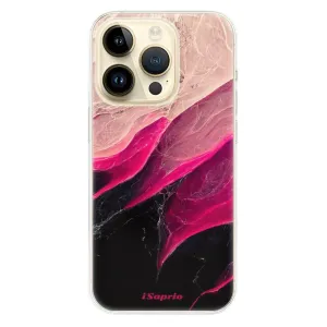 Odolné silikonové pouzdro iSaprio - Black and Pink - iPhone 14 Pro