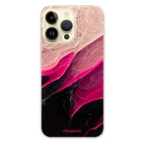 Odolné silikonové pouzdro iSaprio - Black and Pink - iPhone 14 Pro Max