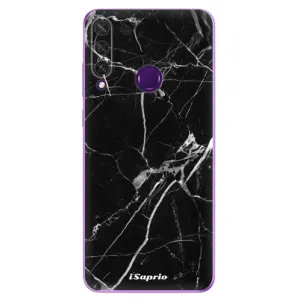 Odolné silikonové pouzdro iSaprio - Black Marble 18 - Huawei Y6p