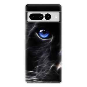 Odolné silikonové pouzdro iSaprio - Black Puma - Google Pixel 7 Pro 5G