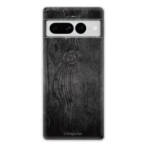 Odolné silikonové pouzdro iSaprio - Black Wood 13 - Google Pixel 7 Pro 5G
