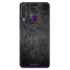 Odolné silikonové pouzdro iSaprio - Black Wood 13 - Huawei Y6p