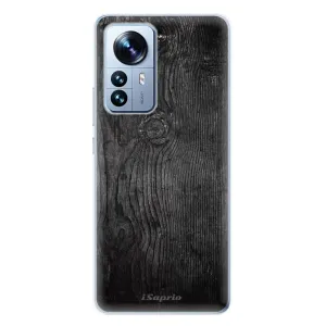 Odolné silikonové pouzdro iSaprio - Black Wood 13 - Xiaomi 12 Pro