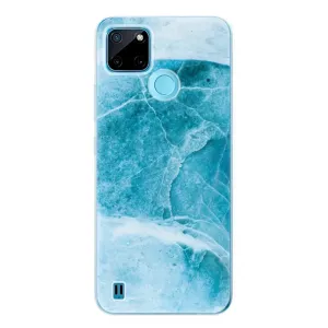 Odolné silikonové pouzdro iSaprio - Blue Marble - Realme C21Y / C25Y
